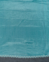 SC3452 - FENDY SATIN WITH SILVER STONE AND JARJOSHI WORK ALONG BORDER